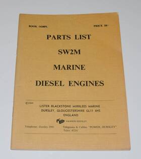 1420pl Lister Parts List Sw2m Marine Diesel Engines Book G2 1420pl Lister Parts List Sw2m Marine Diesel Engines Book G2