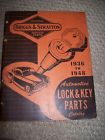 Lock 1936-1948 Stratton Key Catalog Automotive Briggs Parts Lock 1936-1948 Stratton Key Catalog Automotive Briggs Parts
