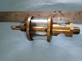 384z Lonergan Vintage Brass Automatic Drip Oiler No. 384 Z 1/4 Inch