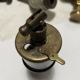 Lunkenheimer 3834 Lonergan Brass And Glass Oiler Lubricator For Stationary Engine