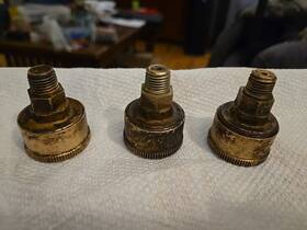 Gem-00 Lunkenheimer 3 Gem 00 Brass Screw On Grease Cup Lubricator Hit And Miss Engine