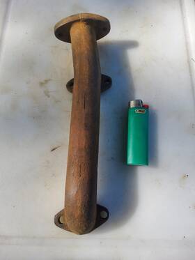 S-304-d Maytag Vintage Original Model-72-d Exhaust Manifold Gas Engine Part#s304-d S-304-d Maytag Vintage Original Model-72-d Exhaust Manifold Gas Engine Part#s304-d