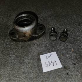 Maytag S-529 Vintage 72d Engine Parts Accessories Aluminum S529 Exhaust Flange And Bolt