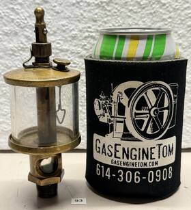 Michigan Lubricator Co. 50a4 Brass Cylinder Oiler Hit Miss