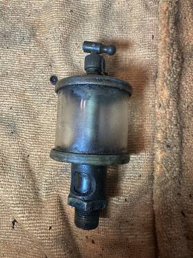 Michigan Lubricator Co. X132 X12a2 Brass Sight Glass Drip Oiler Hit And Miss Engine