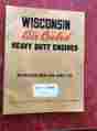 Mm-271-d Wisconsin Air Cooled Heavy Duty Engines Instruction Parts Manual 972 Mm-271-d Wisconsin Air Cooled Heavy Duty Engines Instruction Parts Manual 972