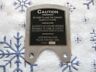 S-279 Modal 92 Maytag Model Caution Plate Short Deep Tank
