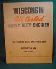 Ve4-vf4 Model 1953 Engine Manual Vintage Instruction Wisconsin Parts Ve4-vf4 Model 1953 Engine Manual Vintage Instruction Wisconsin Parts