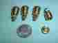 Oc37836 Debolt Machine Inc 4 Model Hit And Miss Gas Or Steam Engine Brass Oil Cups 8-36 Mounting Thread