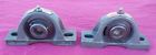 P102 Sealmaster Pair Vintage Cast Iron Pillow Blocks Good Bearing Shaft P102 Sealmaster Pair Vintage Cast Iron Pillow Blocks Good Bearing Shaft