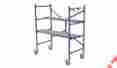 Ps-48 Werner Safe Rolling 4 Ft Scaffold Tower Deck Steel Scaffolding System New