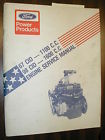 1100 Service Cid 98 Ford Engine 67 Repair Shop Industrial 1600cc Manual Gasoline