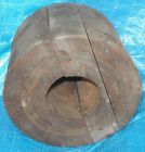 Bh442 Spacer Line Flat Wood Vtg Wooden Shaft Hit Belt Antique