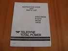 Ttp20053 Vr4d Wisconsin Instruction Book And Parts List Engine Manual