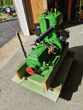 Universal Wm76 Marine Gas Boat Engine And Gearbox Approx 1942