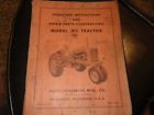 Wd45 Allis Chalmers Wd Tractor Manual Original
