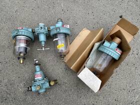 Wh Wilkinson 3502-4 Vintage Wilkerson Oiler Lubricator Lot Nos 2001-4 Parts Working System