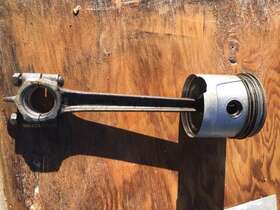 Da-49-b Wisconsin Wiisconsin Aenld Engine Connecting Rod With Piston