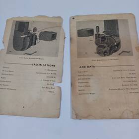 Mm-237 Wisconsin Instruction Book And Parts List For Model Vp4 Engine