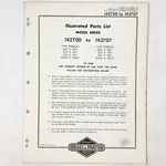 Vintage 1973 Briggs & Stratton 142300-142457 Illustrated Parts List. Fixed Price $9.99.