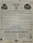 Briggs And Stratton Operating Maintenance Instr Manual 92500 92900 110900. Fixed Price $11.00.