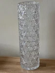 Lovely Antique American Brilliant Cylinder Shape Tall Vase. Fixed Price $100.00.