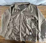 Society Yteicos Sop We Want To Win Brown Hooded Jacket Rn# 114972 Ca# 43041. Fixed Price $25.00.