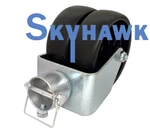 2,000LBS 6" Dual Trailer Jack Wheel Caster Fits Better Soft Ground Roll. Fixed Price $29.99.