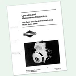 Briggs And Stratton 62000 Two Stroke 3HP Engine Operators Manual Sno Gard Cycle. Fixed Price $9.97.