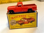 Matchbox. Lesney.jeep Gladiator Pick Up Truck. 4X4 Off ROAD.#71.TYPE. Fixed Price $40.35.