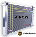 4-ROW Radiator For Chevy 1970-81 Camaro/ 1978-87 Monte Carlo El Camino Aluminum. Fixed Price $167.40.