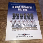 Continental Motors Genuine Parts Kits Catalog Teledyne 2000. Fixed Price $5.24.