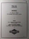 Briggs Stratton Model IPR-1.6 IPR-6 303100-303750 Engine Parts Catalog Manual. Fixed Price $33.96.