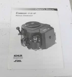 Kohler Command 17-25 Hp Vertical Crankshaft Owners Manual TP-2475-D. Fixed Price $13.49.