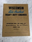 Wisconsin Air Cooled Engines Instruction Manual Parts List Book Agn MM-271. Fixed Price $9.07.