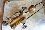 Antique Detroit Lubricator Hydrostatic Oiler #1335165 Pint Brass Hit-miss-engine. Fixed Price $300.00.