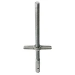 Metaltech M-MBSJS24 Scaffold Leveling Jack, Steel, Zinc Plated. Fixed Price $40.39.