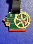 Vintage Antique Pocket Watch Fob Frost King Engine - 30. Fixed Price $34.95.
