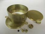 Model Hit And Miss Gas Engine Brass Fuel Tank Kit 3" Diameter 1-1/2" Tall Liner. Fixed Price $65.00.