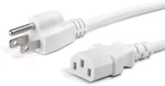 Prong Ac Power Cord Nema 5-15P To C13, 18 Awg, Not Extension, White, 10 Feet. Fixed Price $17.97.