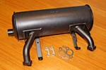 New Genuine Briggs Muffler Kit Part Number 808705 - Fits Model 380447, 385447. Fixed Price $245.00.