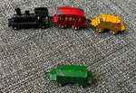Tiny Miniature Diecast Steam Engine Train Locomotive. Fixed Price $9.95.
