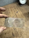 Antique Stover Engine Gas Hit & Miss CT1 2HP Brass Tag Plate Badge Freeport Ill. Fixed Price $79.99.