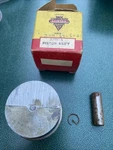 Vtg Clinton Nos Oem #3021-A Piston, Pin, One Clip Rusty Good Condition. Fixed Price $24.99.