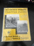 Mccormick-deering Tractor Plows Catalog 31 Pg. Fixed Price $23.99.