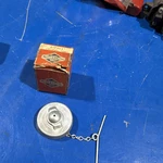 Briggs And Stratton Oem Antique Fuel Tank Cap With Chain 69961 Bin. Fixed Price $24.99.