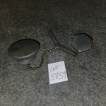 Vintage Maytag Model 72 Engine Parts Accessories Chained Fuel Cap & Drain Plug. Fixed Price $24.99.