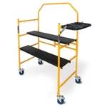 Metaltech I-imcnt Jobsite 4 Ft. Mini Scaffold With Safety Rail And Work Tray. Fixed Price $240.97.