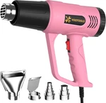 Heat Gun 900W Dual Temperature 300 /600 (572-1112 F) Hot Air With 4 Nozzles. Fixed Price $26.84.