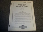 Briggs & Stratton Model Series 140300-140457 Engine Illustrated Parts List Xz. Fixed Price $70.56.
